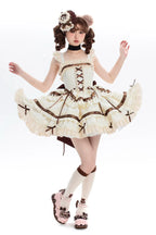 Design Concept:


Embrace sweet elegance with this Sweet Lolita ivory chocolate JSK dress, designed in a flattering plus size. Featuring a sleeveless design, double-layered ruffles, delicate bows, and lace accents, it exudes charming and graceful Lolita style. The soft ivory chocolate tones add warmth and sophistication, while the flowing silhouette creates a princess-like appearance. Perfect for tea parties, photoshoots, or themed events, this dress combines comfort with enchanting design, making it a vers