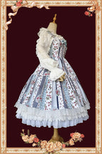 Design Concept:
Capture a playful and sweet aesthetic with this Sweet Lolita dress in a soft light blue hue. Featuring a strawberry check print, sleeveless design, ruffled hem, and a charming bow at the neckline, it exudes youthful elegance. The lightweight fabric and flowing silhouette ensure comfort while maintaining a delicate, refined look. Perfect for tea parties, casual outings, or themed gatherings, this dress adds a whimsical touch to any Lolita wardrobe.