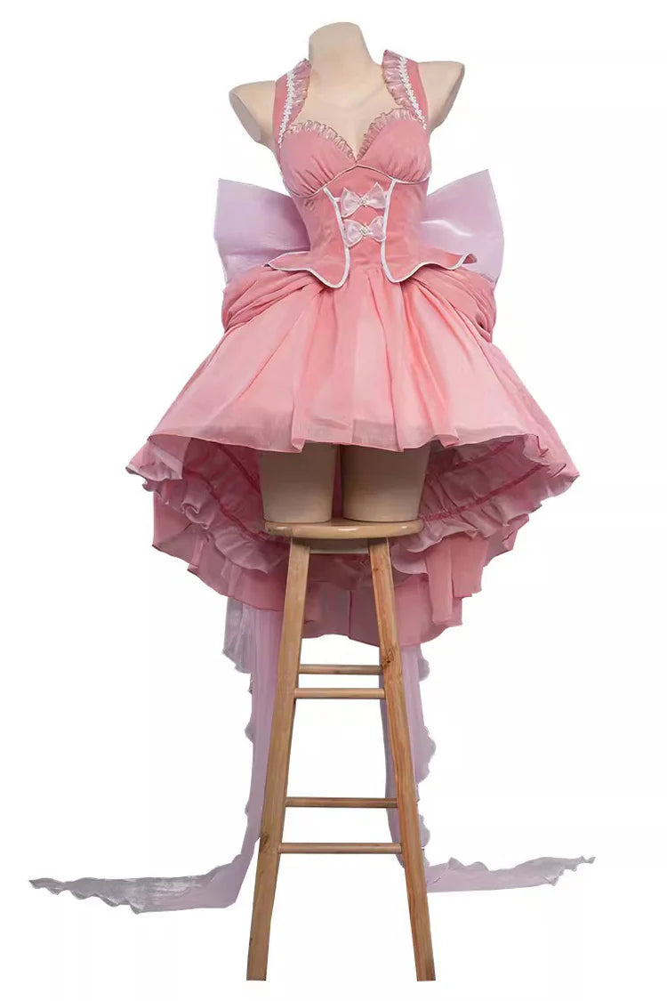 Design Concept:
Step into a fairytale dream with this Sweet Lolita pink JSK dress. Crafted from soft fabric and adorned with delicate lace, playful bows, and princess-inspired details, it radiates sweetness and elegance. The flattering silhouette and layered design create a charming, doll-like effect that captures the essence of classic Lolita style. Perfect for tea parties, conventions, photo shoots, or daily princess coordinates, this dress brings a whimsical touch to any wardrobe, making every moment fee