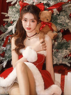 Design Concept:
Celebrate festive occasions in style with this Sweet Lolita off-shoulder dress in a rich red hue. The long sleeves and flared silhouette create a charming and elegant look, while the high-quality fabric ensures comfort and a graceful drape. Perfect for birthday parties, New Year celebrations, or any special event where a cute and refined Lolita aesthetic is desired.