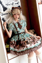 Tea Party Fashion Chocolate Dress Sweet Lolita Dramatic Bear Themed Cake Dress