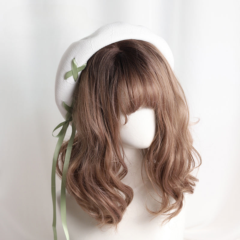 White Summer Thin Retro Daily Fashion Hat Female