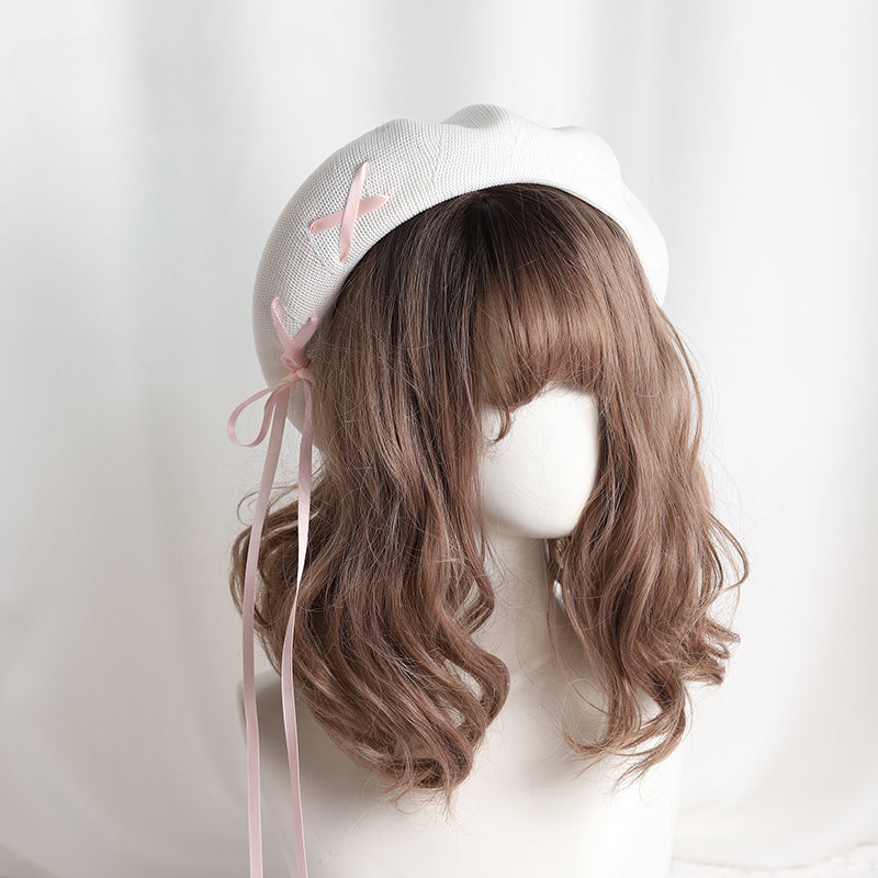 White Summer Thin Retro Daily Fashion Hat Female