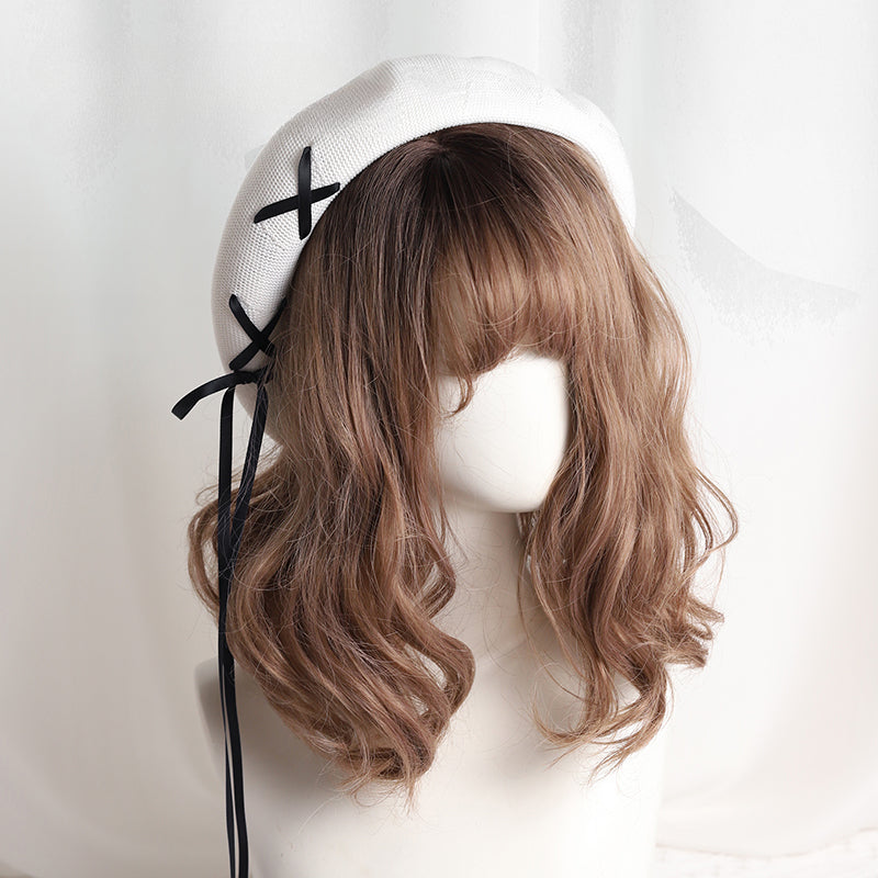 White Summer Thin Retro Daily Fashion Hat Female