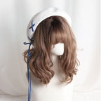White Summer Thin Retro Daily Fashion Hat Female