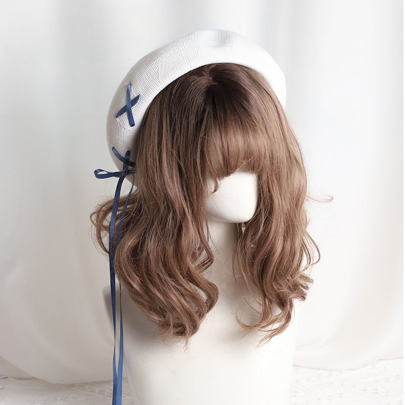 White Summer Thin Retro Daily Fashion Hat Female