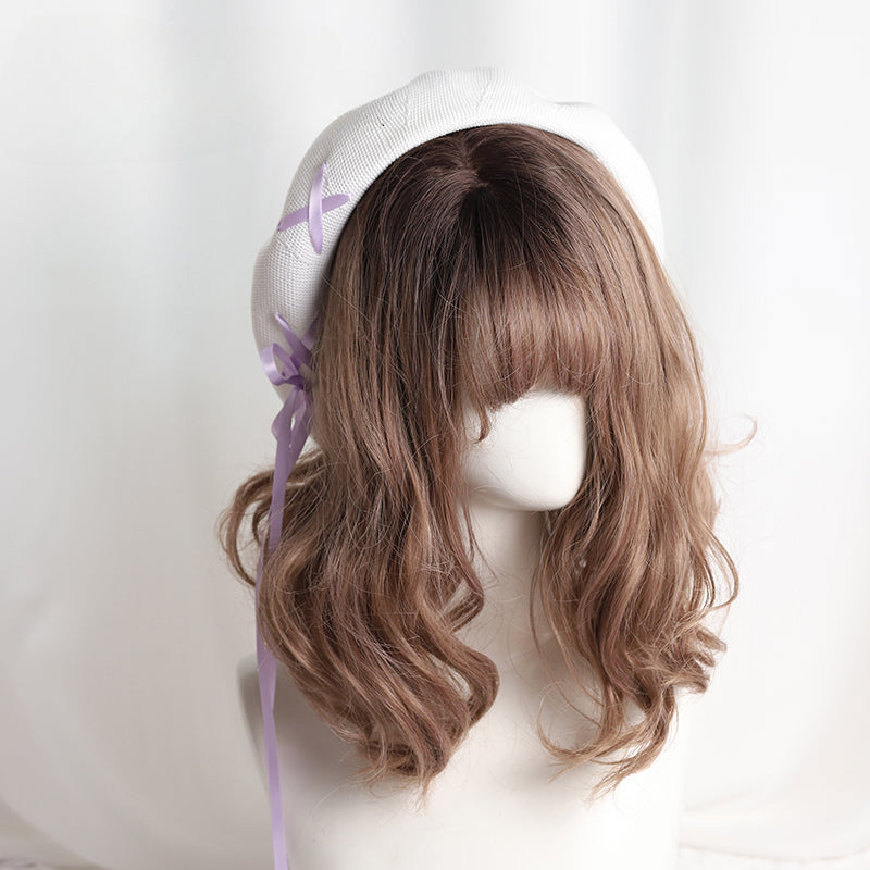 White Summer Thin Retro Daily Fashion Hat Female